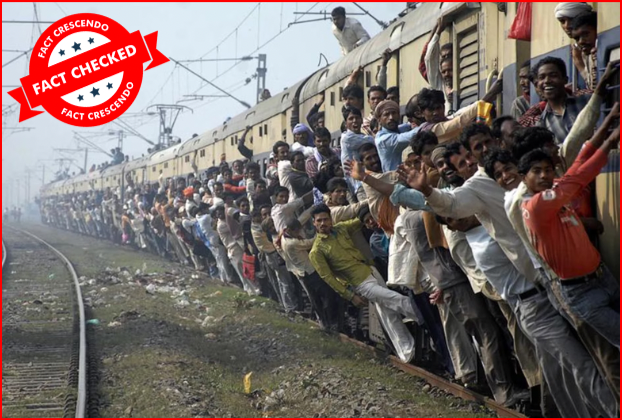 பாஜக-வுக்கு வாக்களித்துவிட்டு தமிழகம் புறப்பட்ட பீகாரிகள் என்று பரவும் புகைப்படம் உண்மையா?